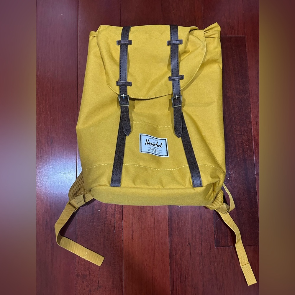 Herschel Supply Company Yellow and Brown Backpack Classic Design